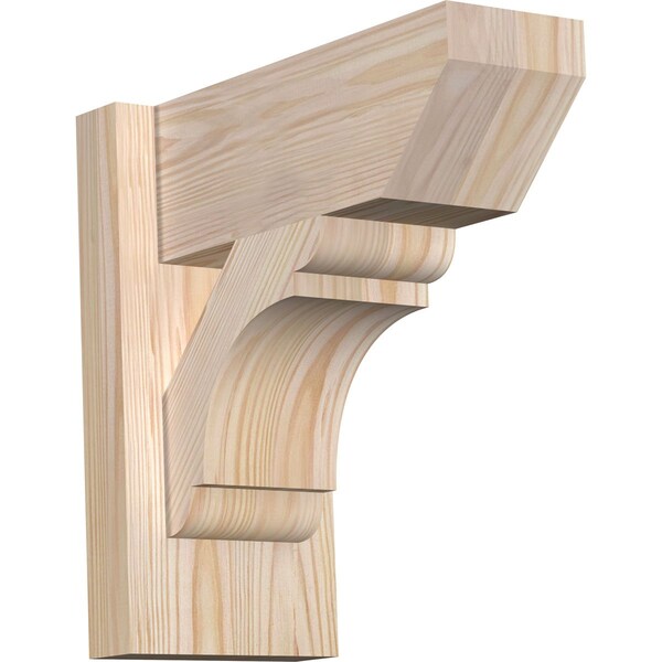 Ekena Millwork Olympic Slat Smooth Outlooker, Douglas Fir, 5 1/2"W x 12"D x 12"H OUT06X12X12OLY06SDF - main